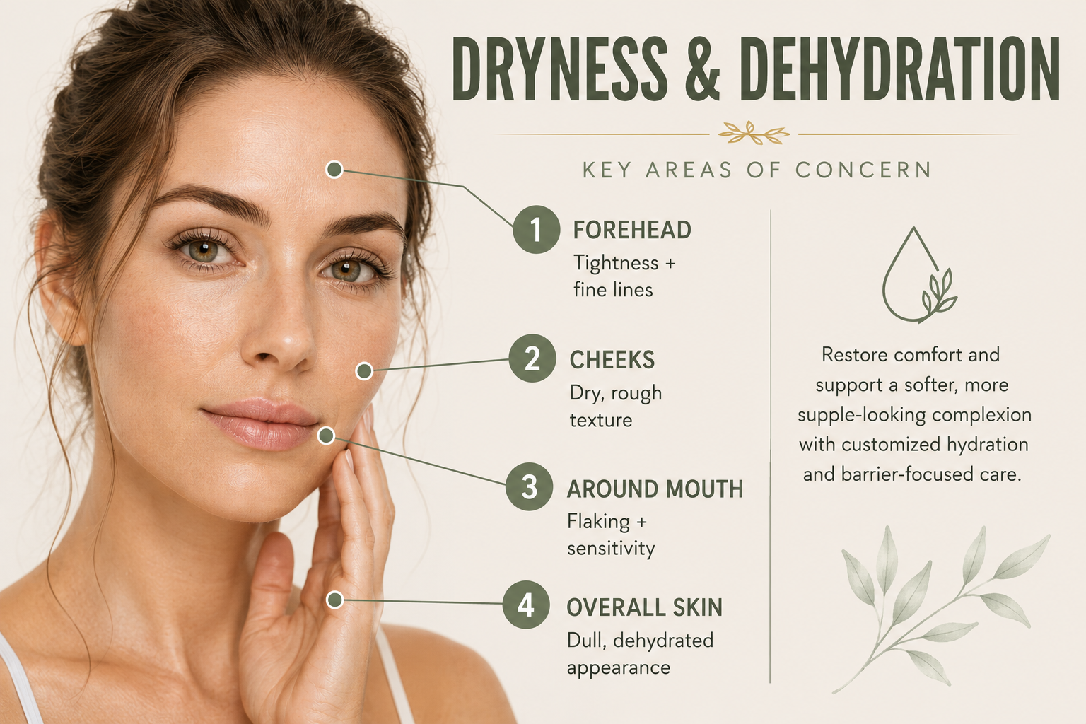Dryness & Dehydration skin assessment guide
